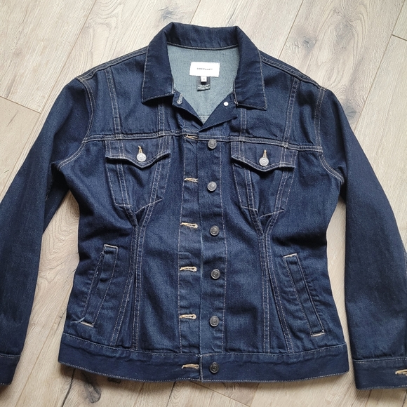 Current/ Elliott Trucker Corset Denim Jacket Sz 1 (small) - Picture 3 of 12